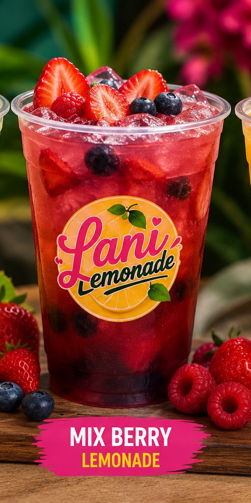 Mix Berry Lemonade — 34oz
