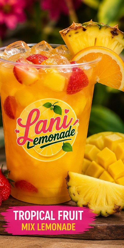 Tropical Fruit Mix Lemonade — 34oz